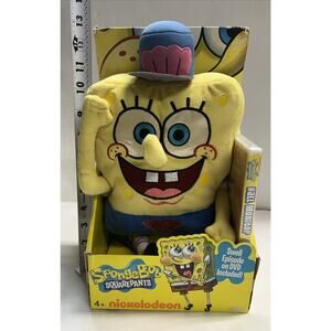 Nickelodeon Spongebob Jakks Pacific Plush & Hall Monitor Dvd RARE 2010 SAMPLE